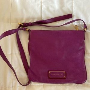 Marc by Narc Jacobs Fuschia Leather Crossbody Bag